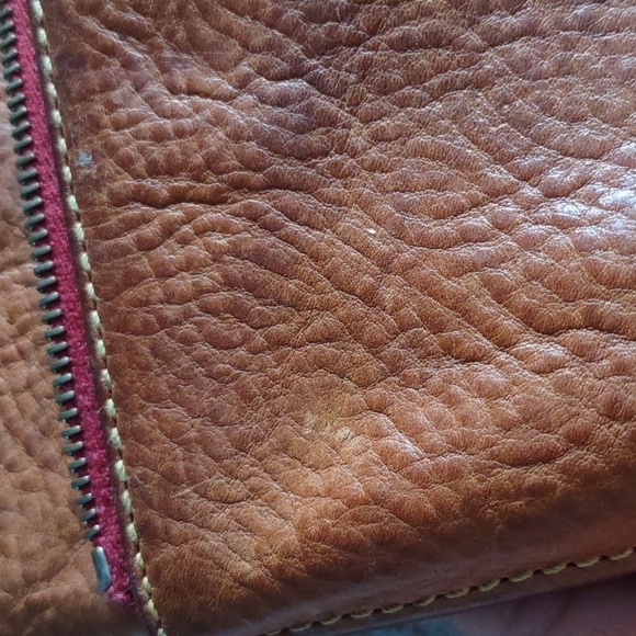 Dooney & Bourke Brown Pebbled Leather Crossbody Bag - Picture 8 of 16